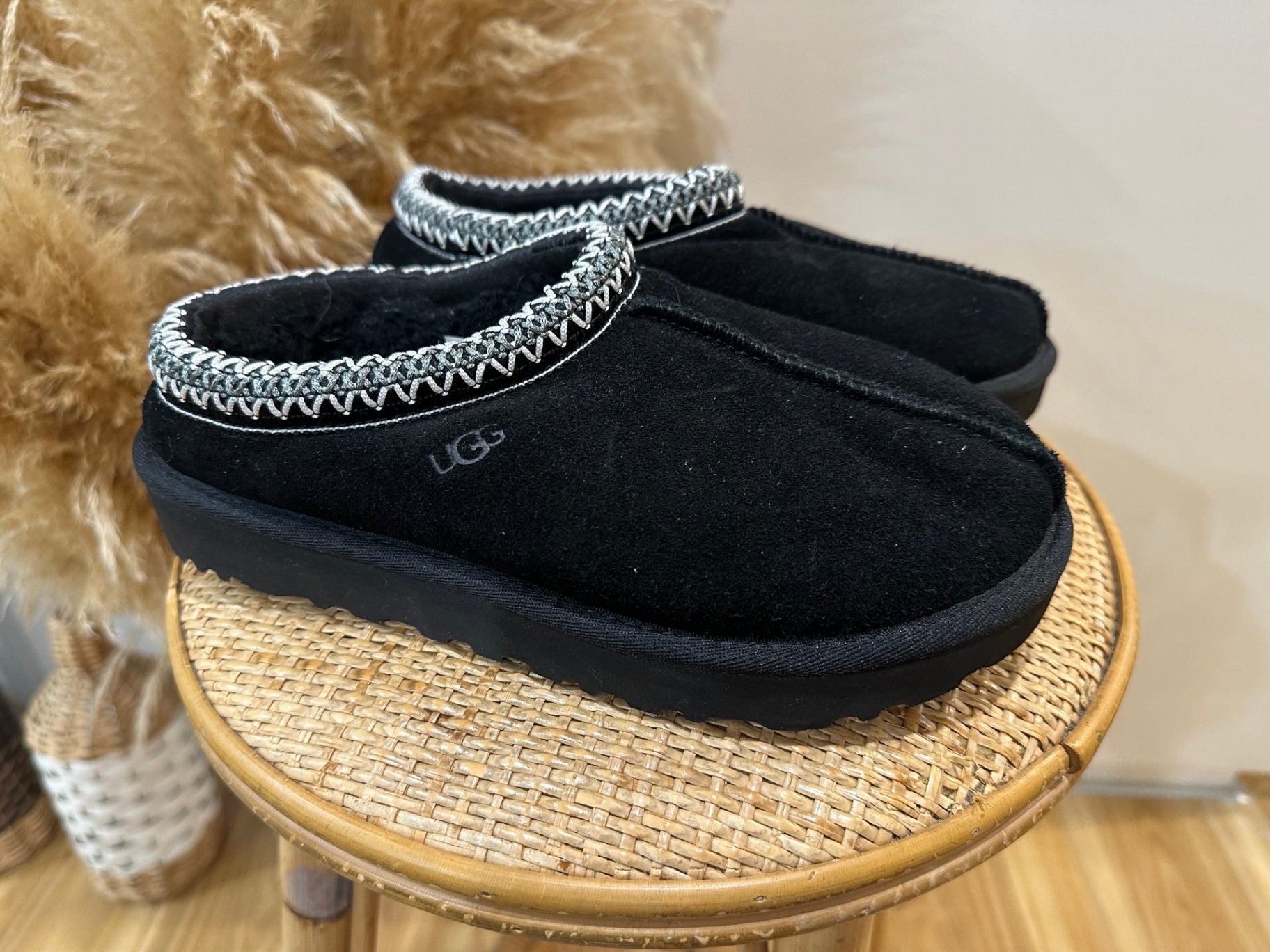UGG Black Slides Size 37