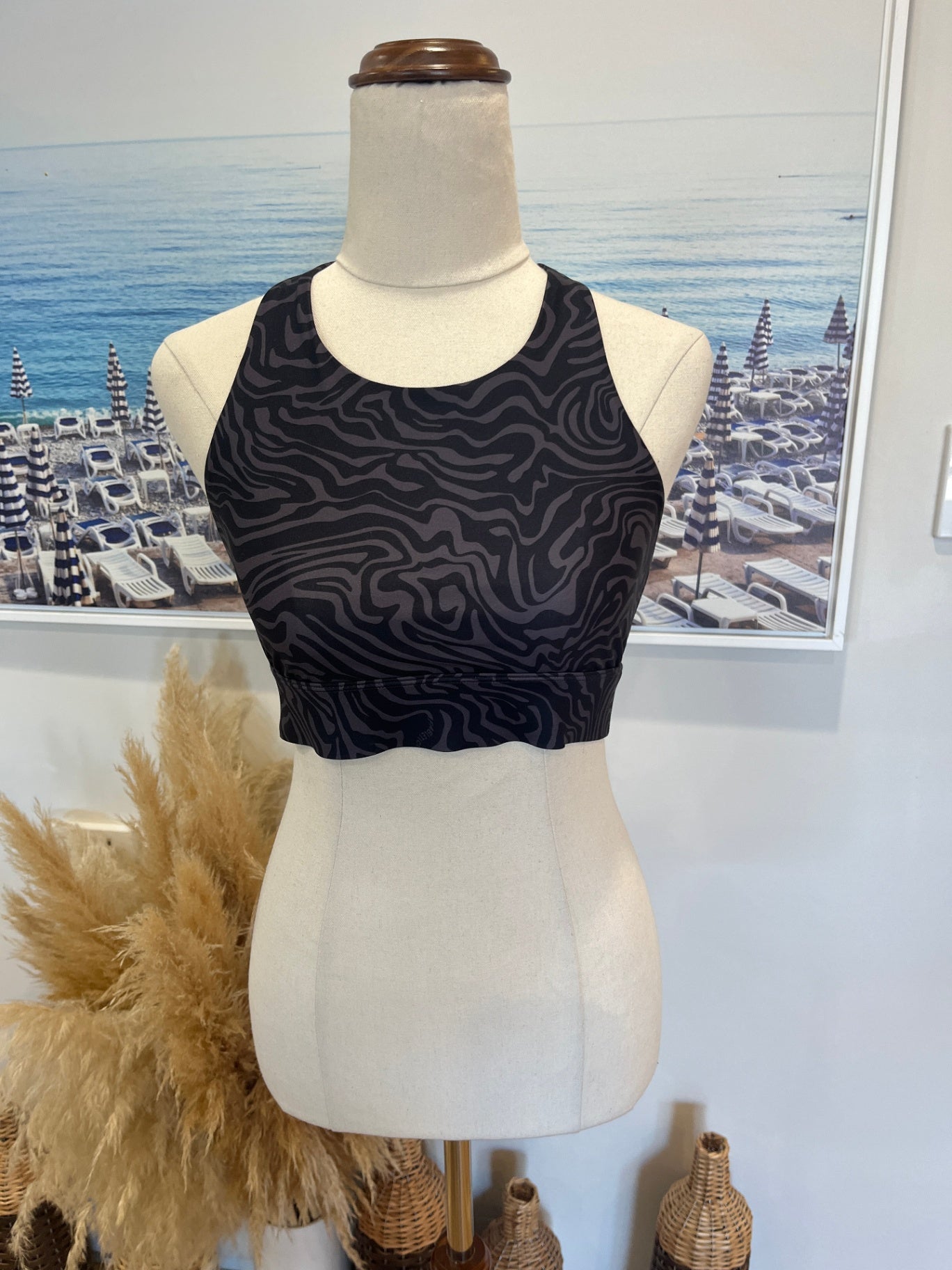 Fabletics Black Sports Bra 