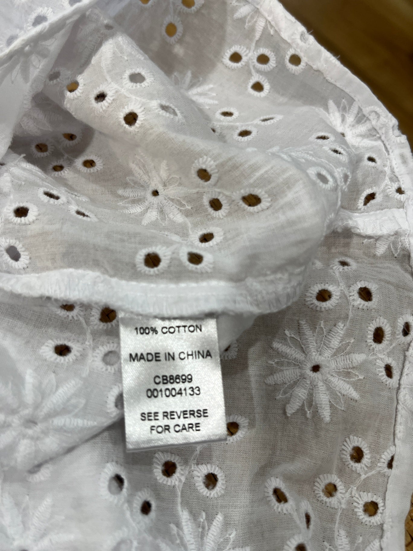 Coco&Belle Broidery Top White Large