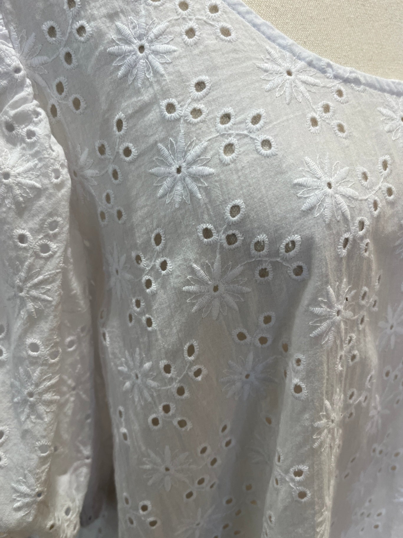 Coco&Belle Broidery Top White Large
