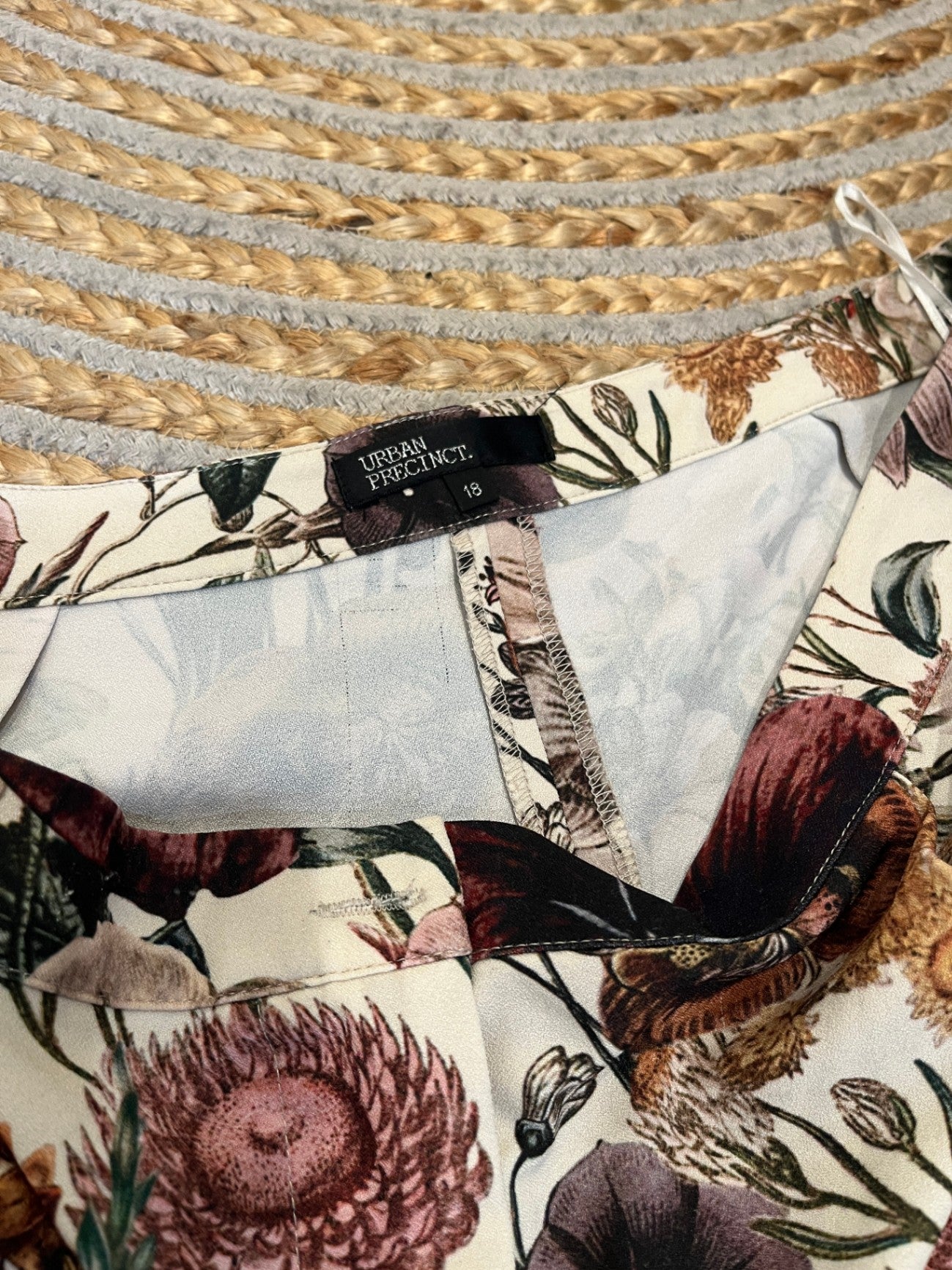 URBAN PRECINCT. 3/4 Pants Floral Pattern Size 18