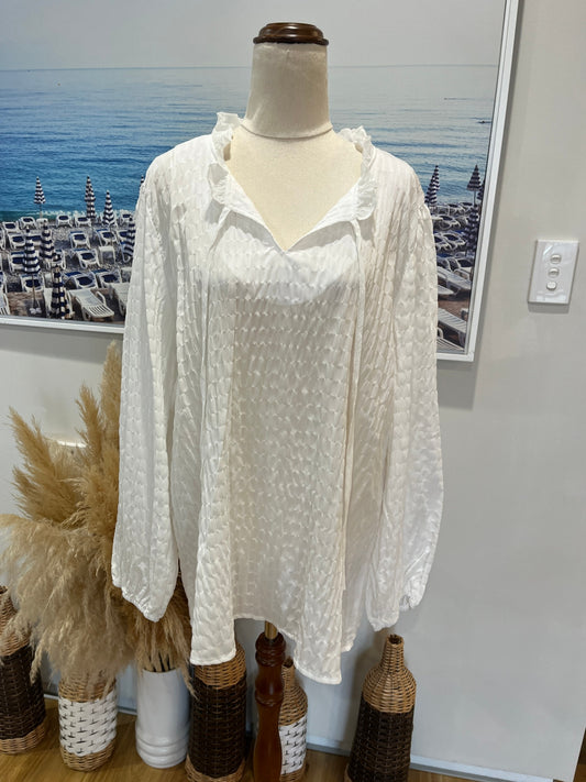Perfectionary White Top Size 18