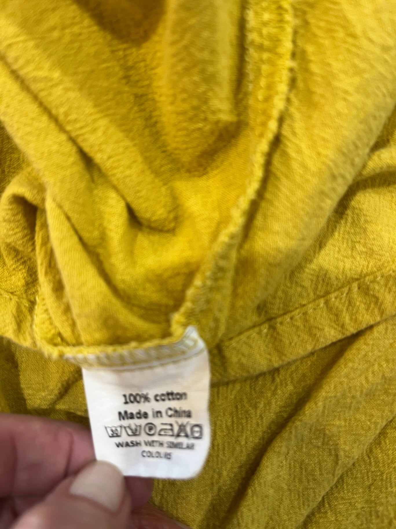 Zanzea 4XL Mustard Top
