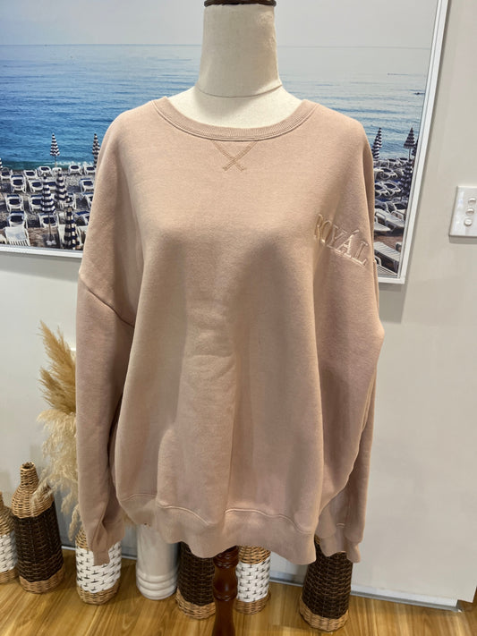 Royal Sweatshirt Peachy Pink XL
