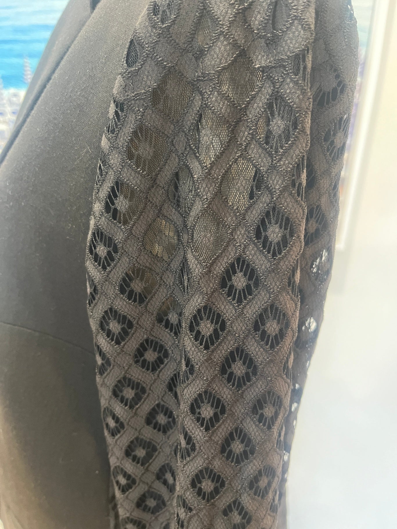 Grace Hill Black Blazer with lace Size 14
