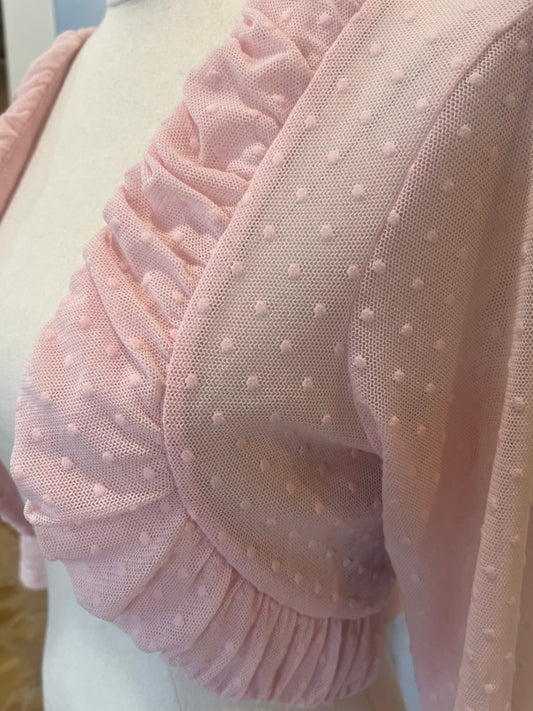 Annah. S Pink Shrug/Bolero Medium