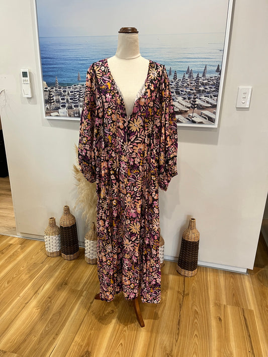 Sunday Boho Purple/Pink Floral XL/XXL