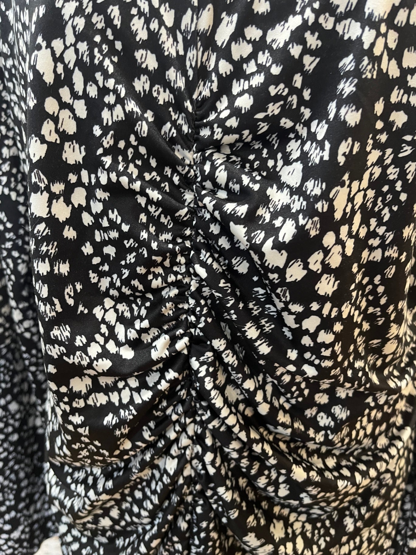Stella Royal Black and White Dress Large