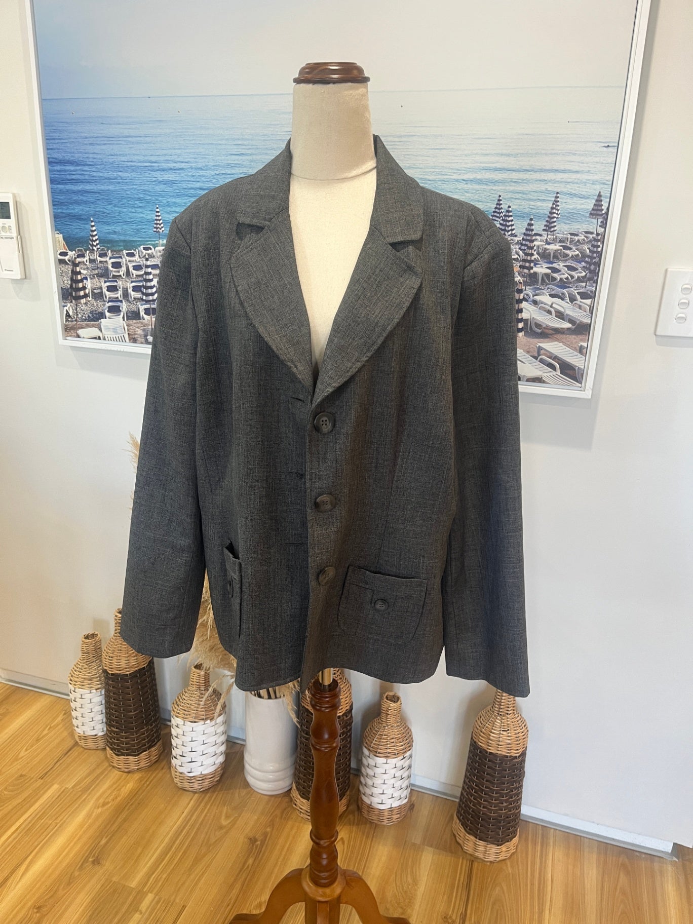 Danillo Grey Blazer Size 18