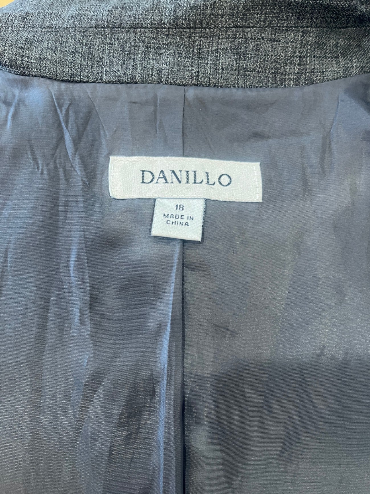 Danillo Grey Blazer Size 18