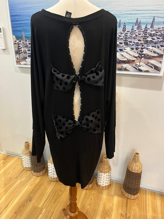 Jellicoe Black Top with Split Back Large