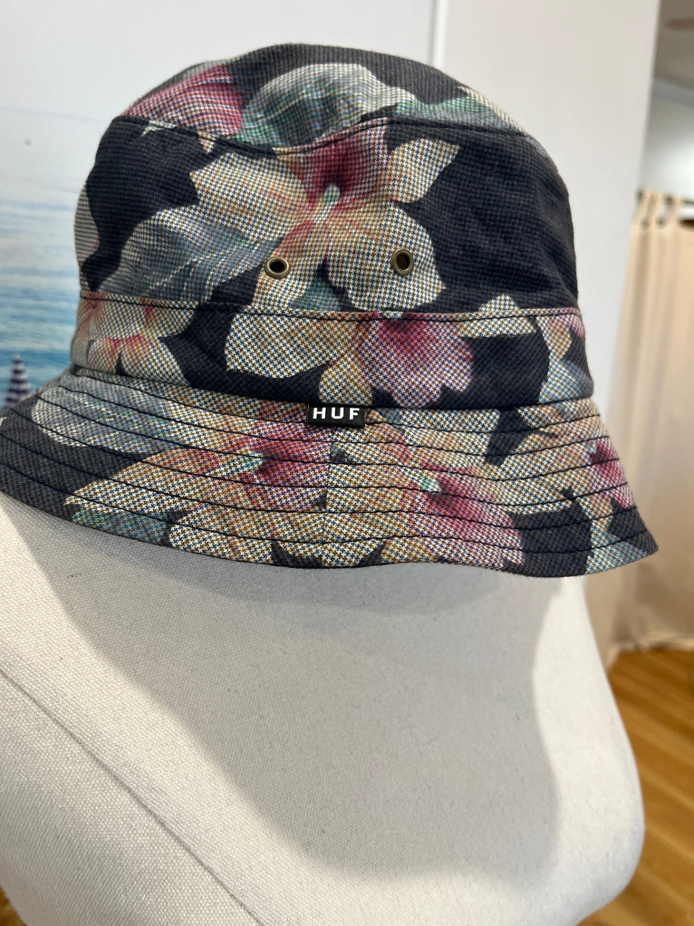 HUF Hat Floral Black/Grey