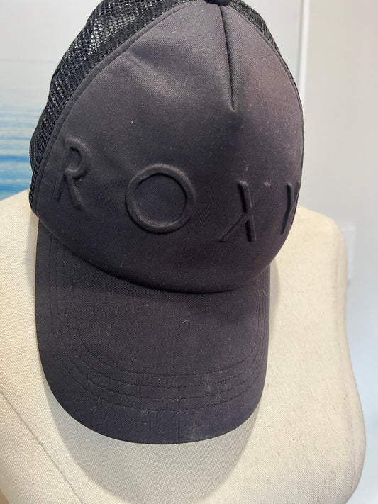 ROXY Trucker Style Black Cap 