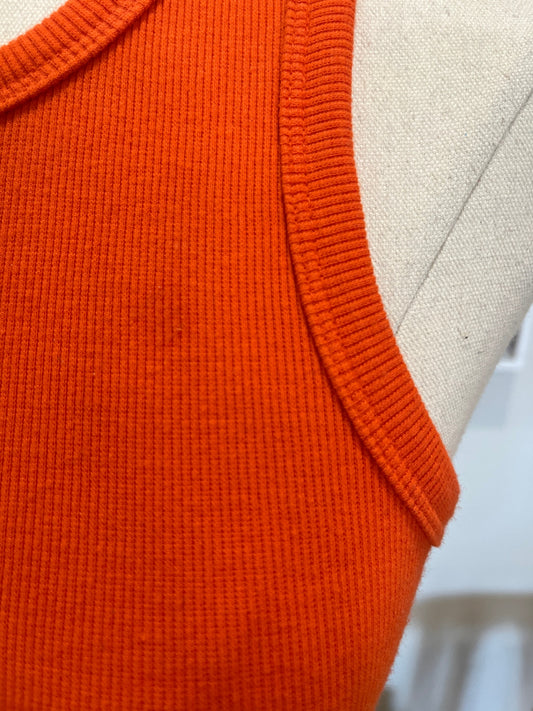 Roxy Orange Tank Top Small 