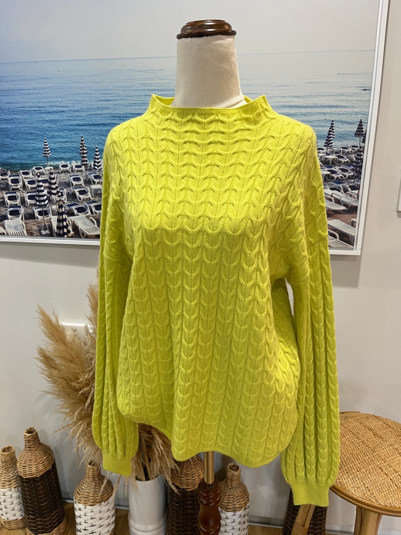 State of Play Lime Green Jersey Small 