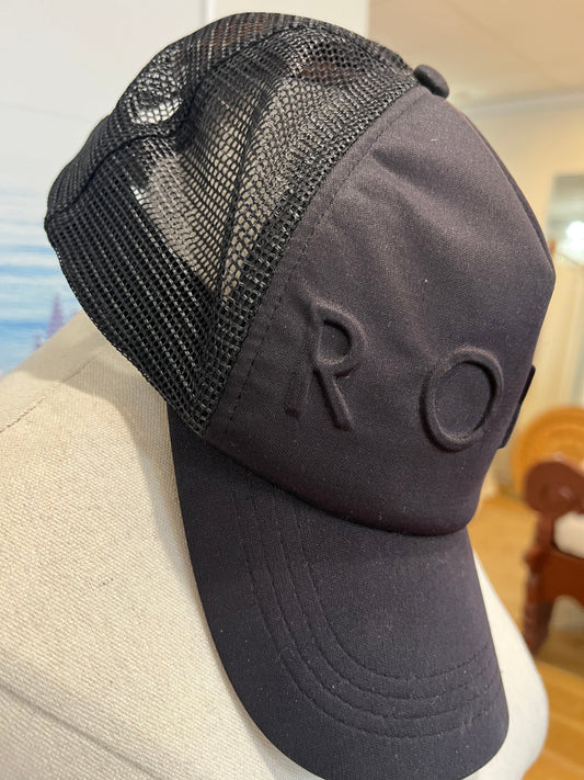 ROXY Trucker Style Black Cap 
