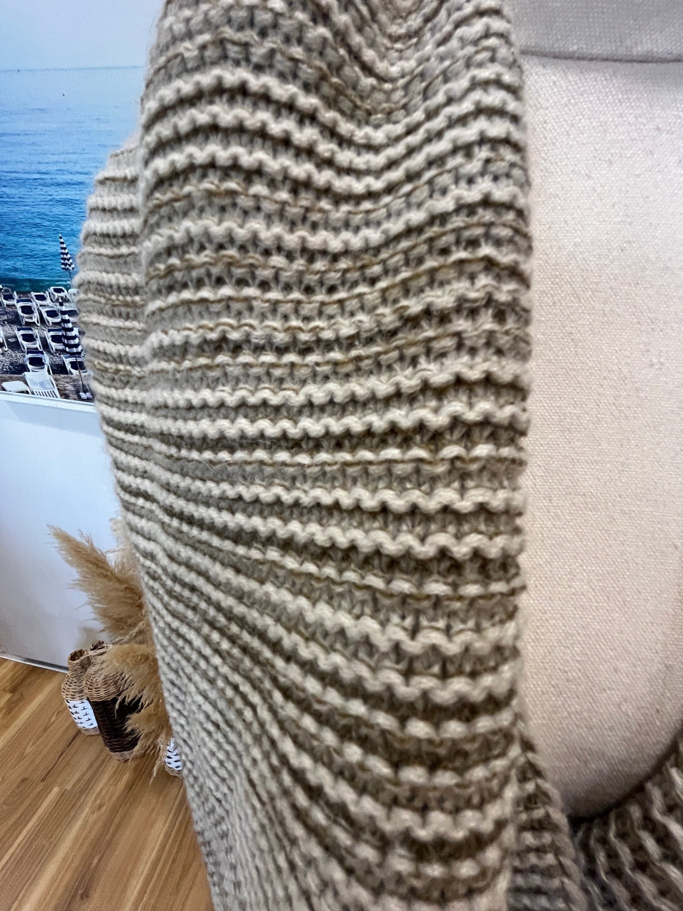 Infinity Scarf Cream/Brown Tones