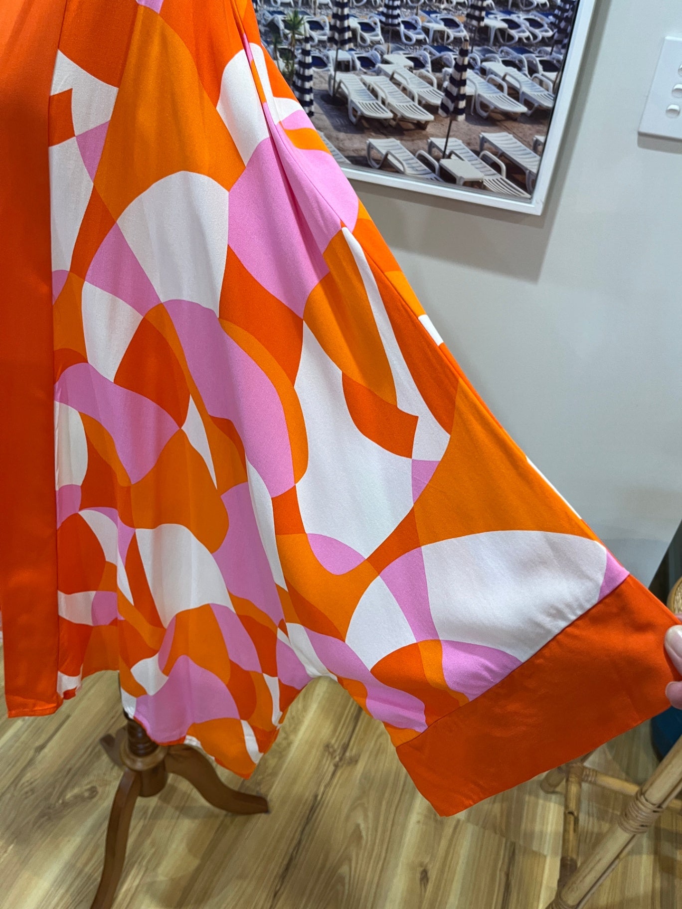 Label of Love Orange Kimono XL 