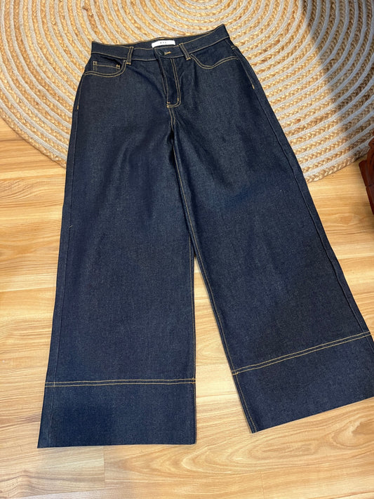 Max Dark Denim Wide Leg Pants