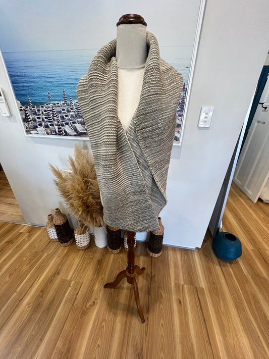 Infinity Scarf Cream/Brown Tones
