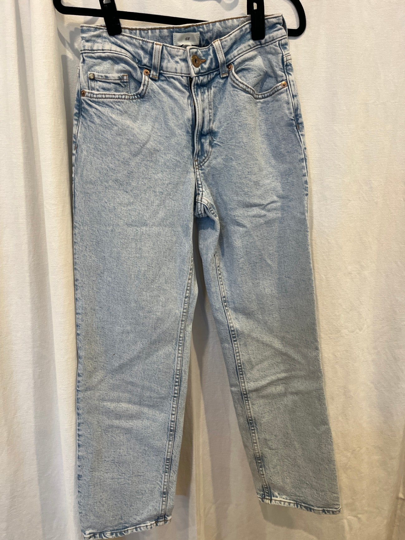 H&M Jeans Light Blue Acid Wash Size 36