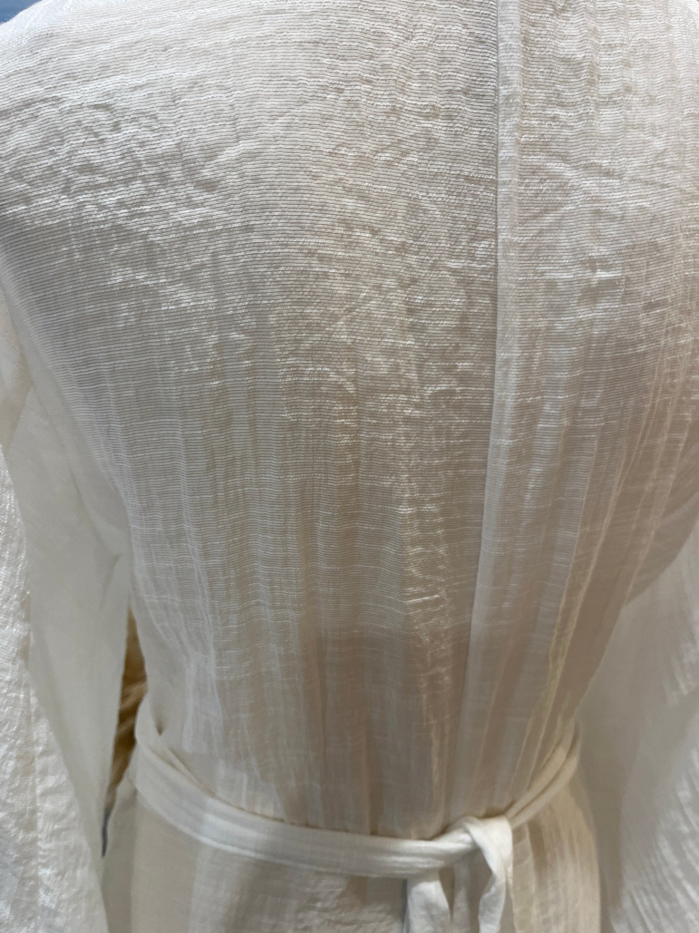 H&M Sheer White Dress Medium