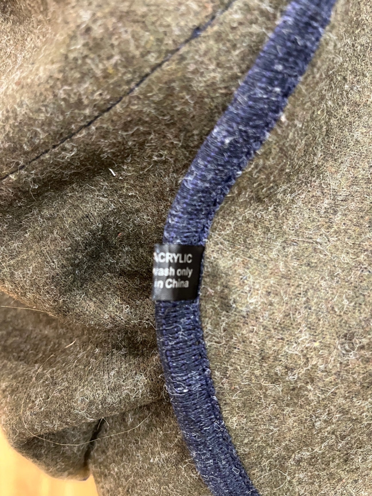 Hooded Coat Navy Blue