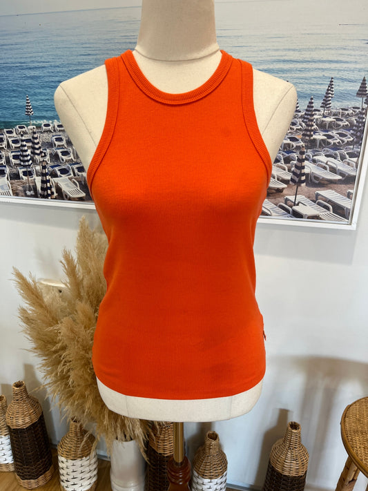 Roxy Orange Tank Top Small 