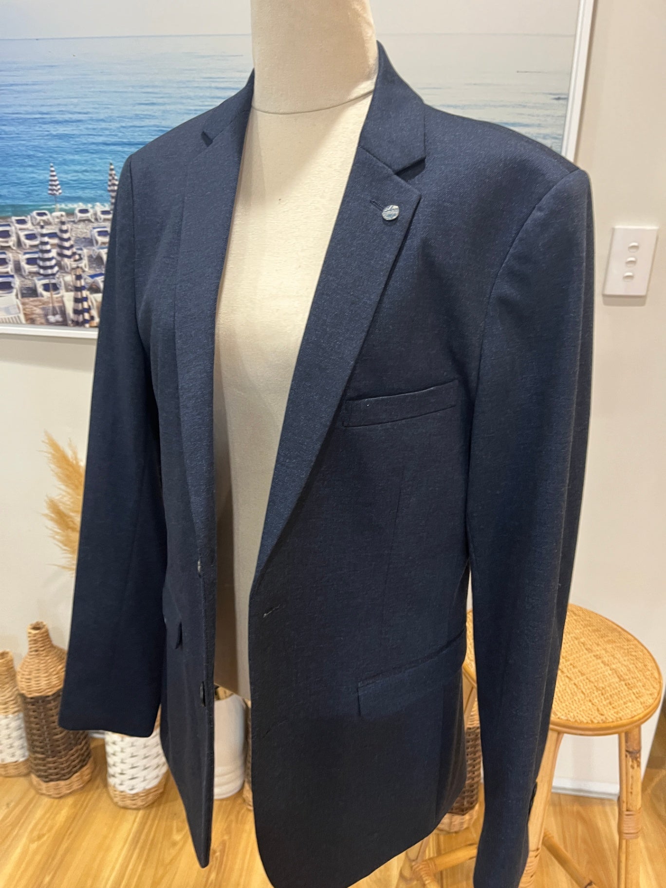Connor Blazer Navy Blue Size 38