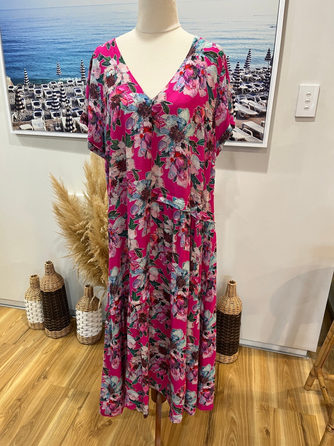 Madly Sweetly Floral Print Dress 16 