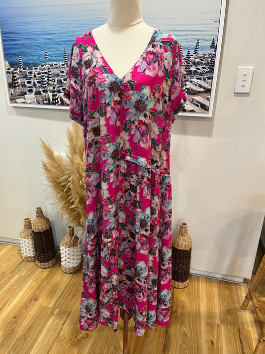 Madly Sweetly Floral Print Dress 16 