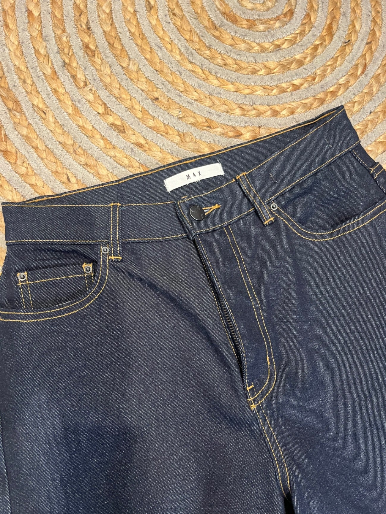 Max Dark Denim Wide Leg Pants