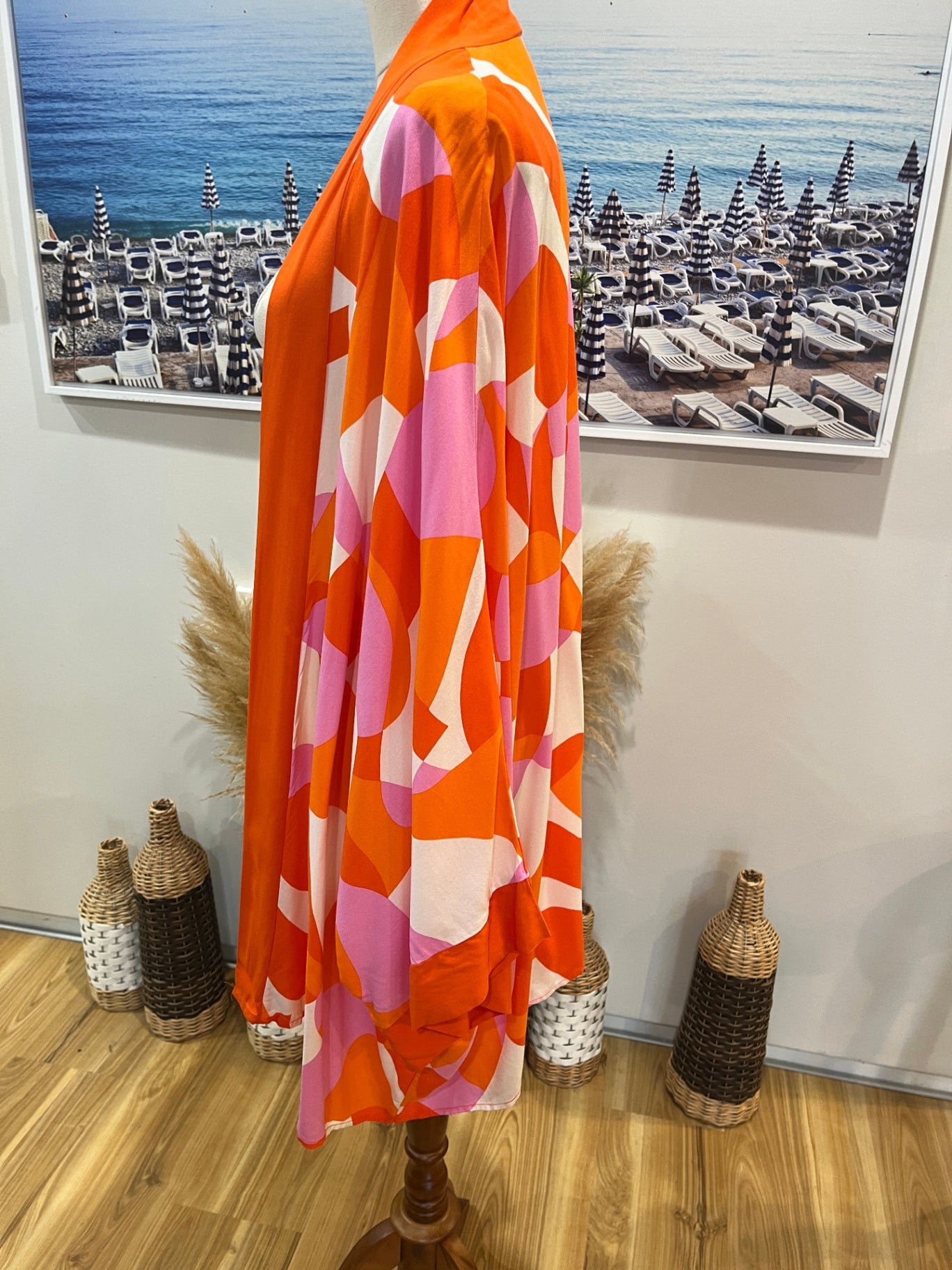 Label of Love Orange Kimono XL 