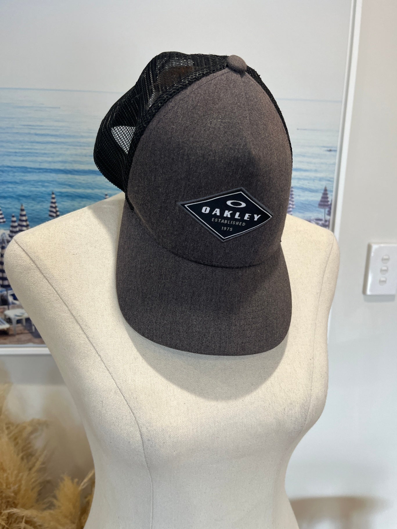 Oakley Trucker Style Cap Black/Grey