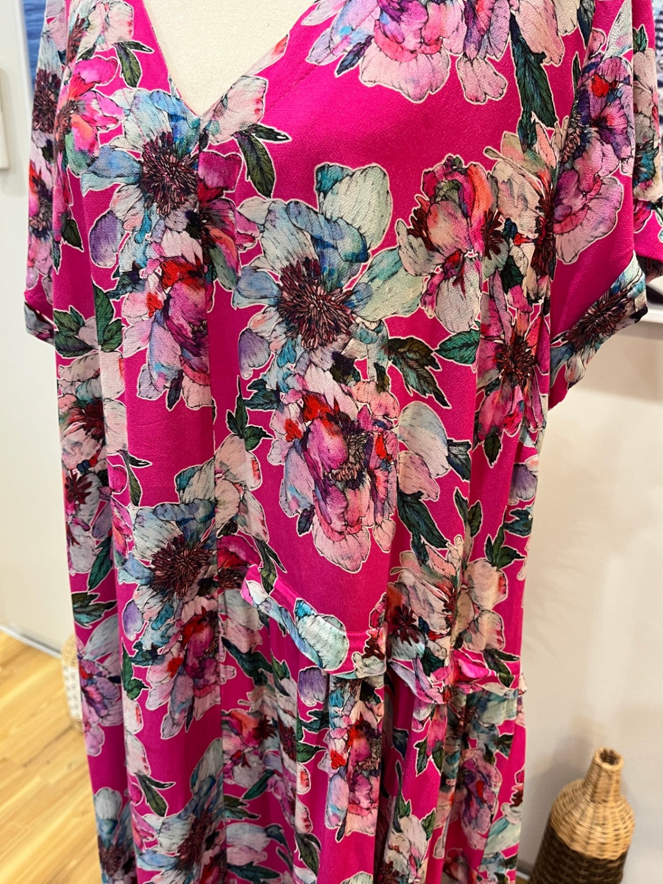 Madly Sweetly Floral Print Dress 16 