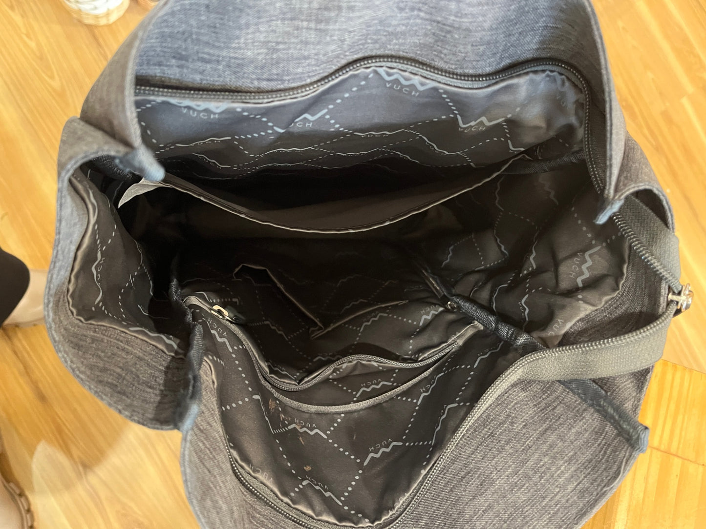 VUCH Backpack Black/Grey