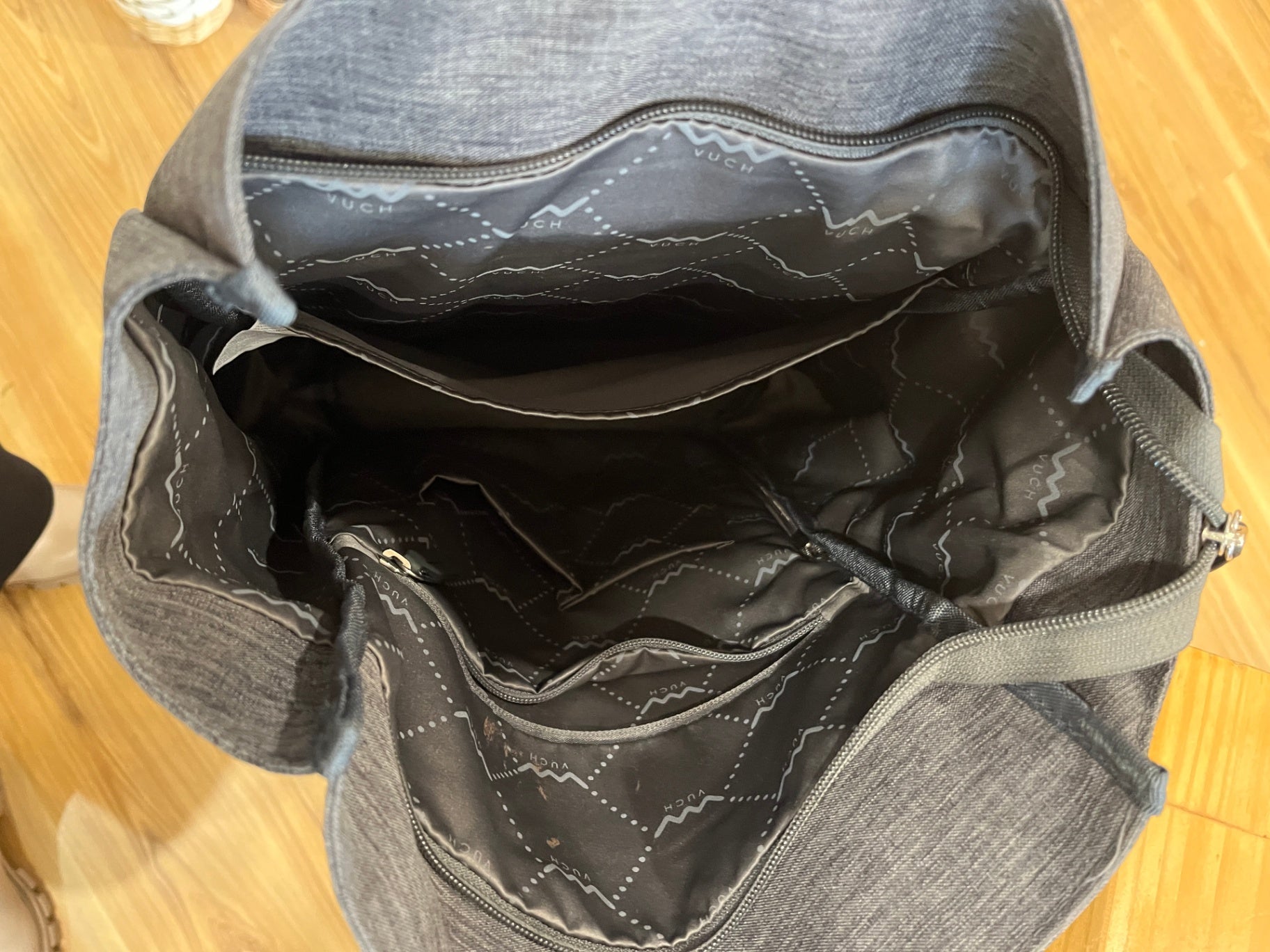 VUCH Backpack Black/Grey
