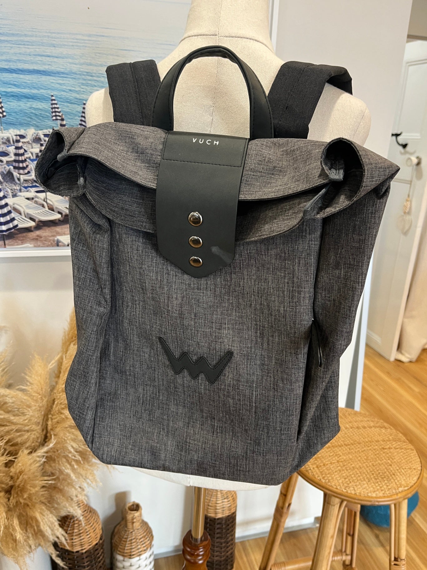 VUCH Backpack Black/Grey