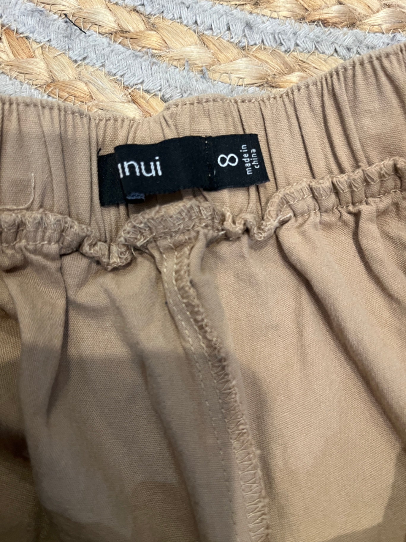 Nunui Shorts Beige Size 8