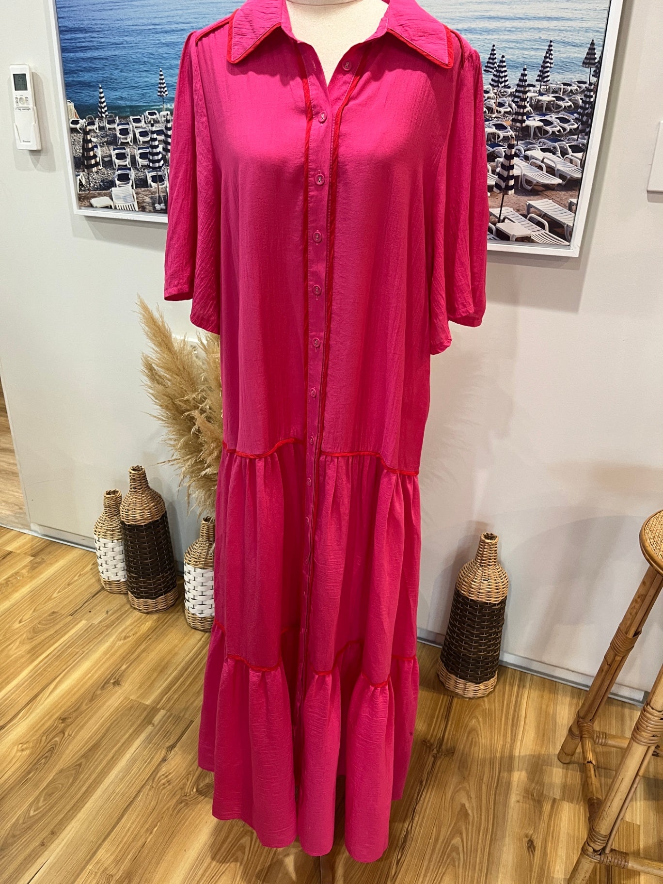 Sunset Dress 8 Pink
