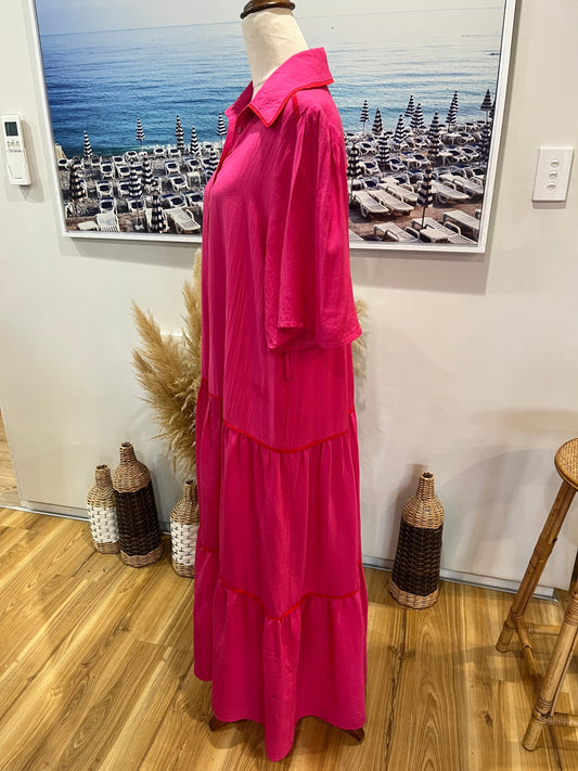 Sunset Dress 8 Pink