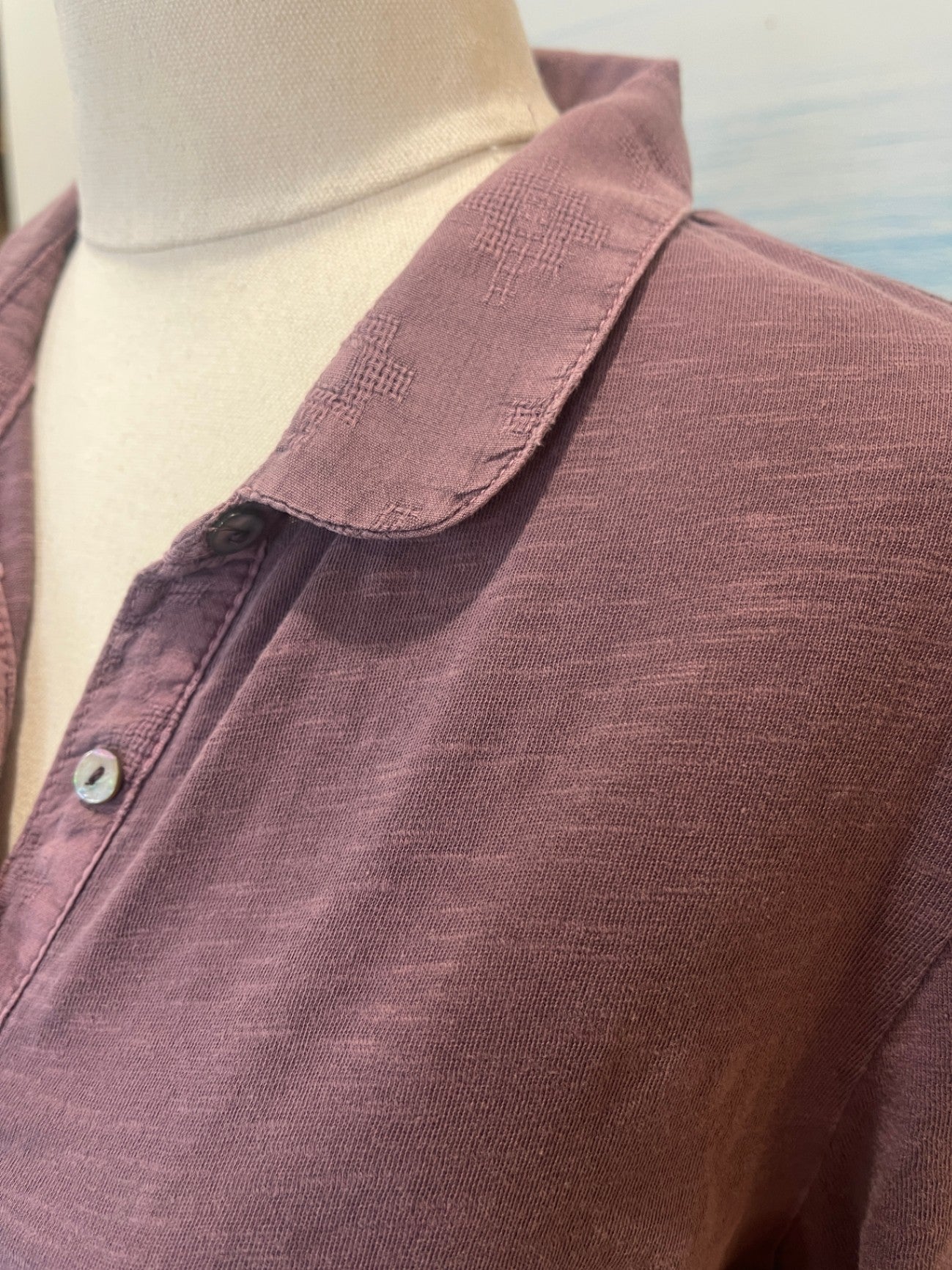 White Stuff Shirt 10 muted purple
