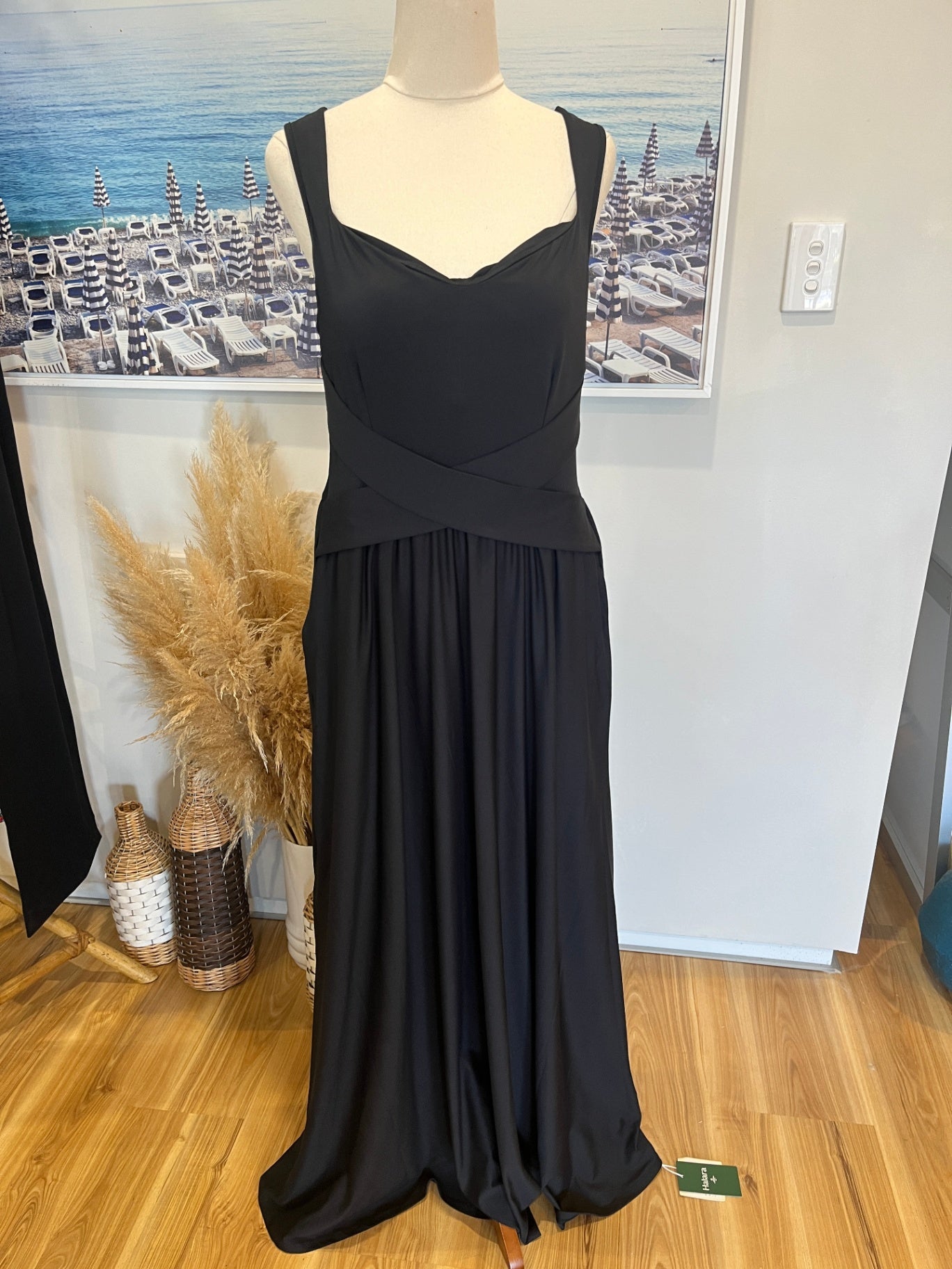 BNWT Halara Black Dress w/Built in Bra S-L
