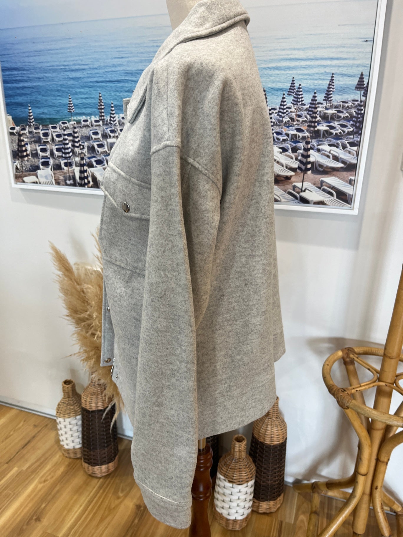 Spirit  Grey Denim Jacket Size 10