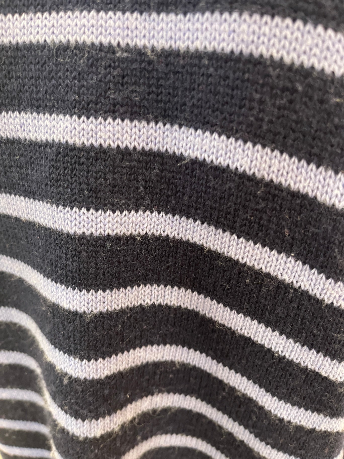 Peace & Promise Jersey Blue/Light Purple Stripes Size M
