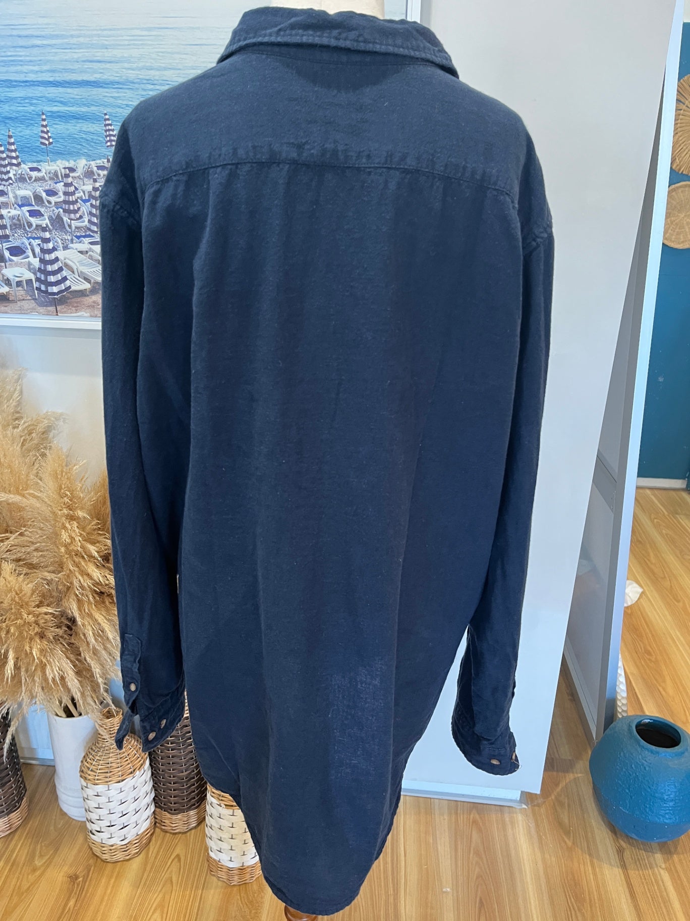 Navy Blue Shirt Size XXL