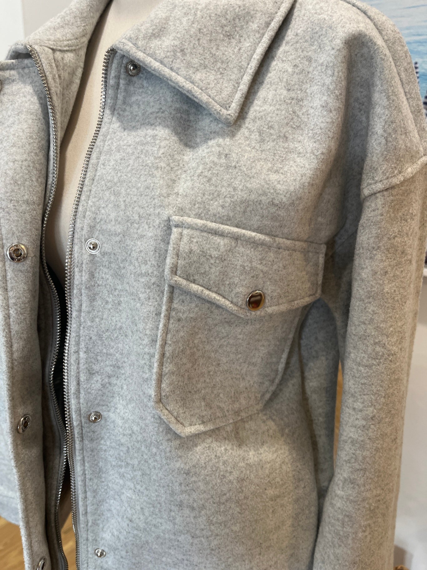 Spirit  Grey Denim Jacket Size 10