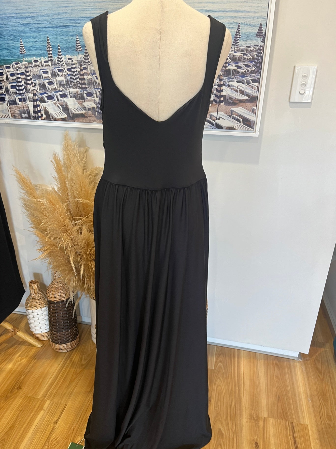 BNWT Halara Black Dress w/Built in Bra S-L
