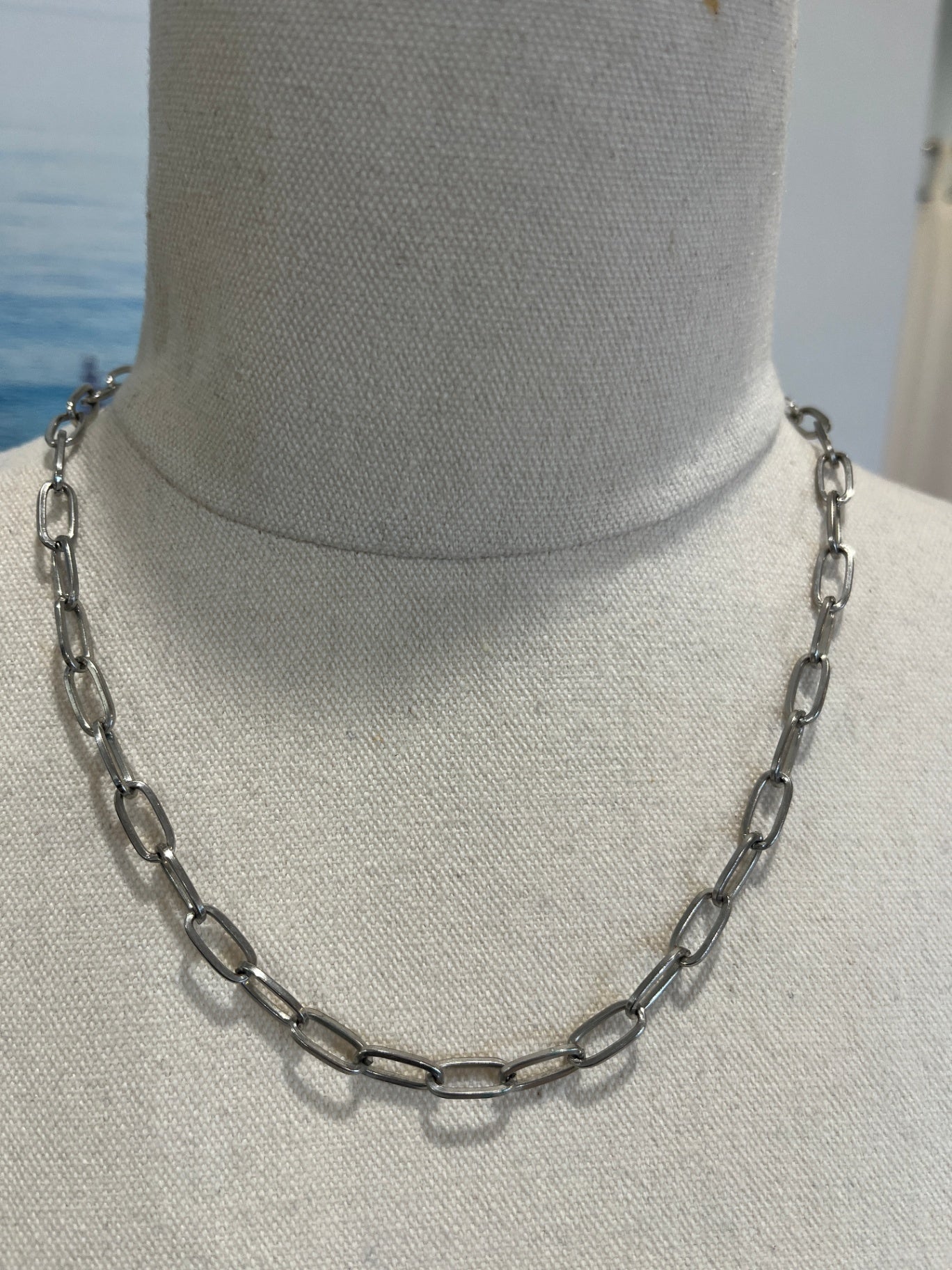 Necklace & Bracelet Silver Tones