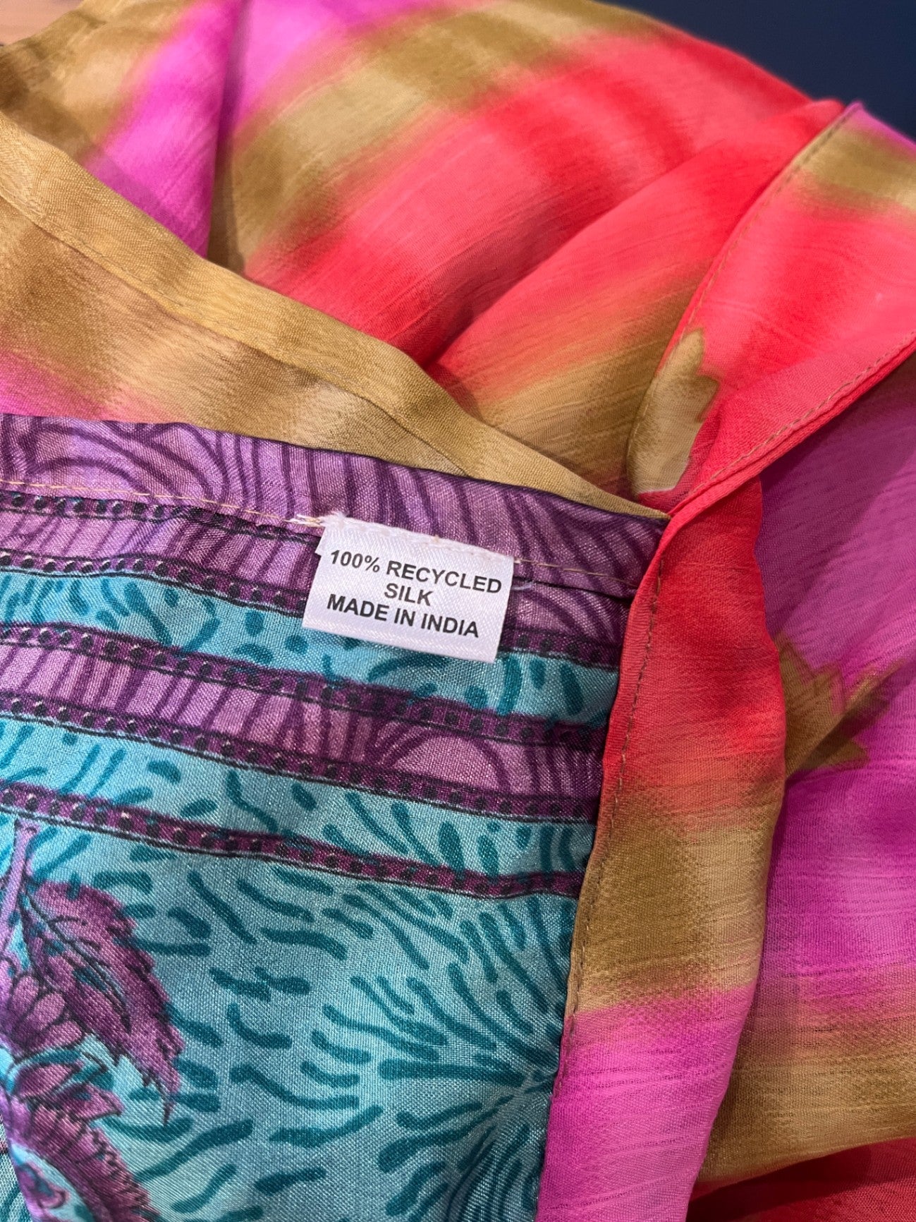 Reversible Wrap Around Multicolored Skirt